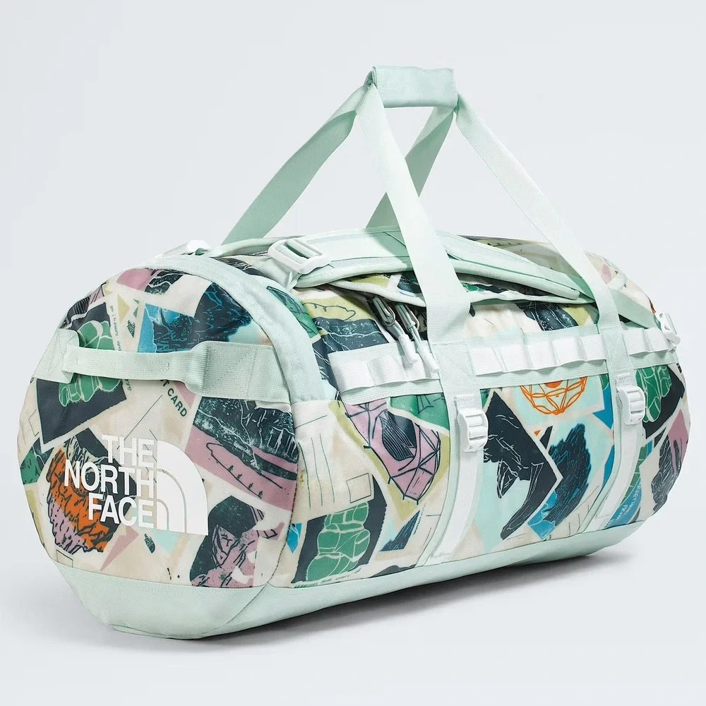 The North Face Basecamp Duffel 71L / Medium Opal Frost Tnf Postcards NEW
